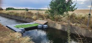 La CHD implanta nuevas medidas de protección en los canales de Arriola y Villalaco para evitar el ahogamiento de la fauna silvestre